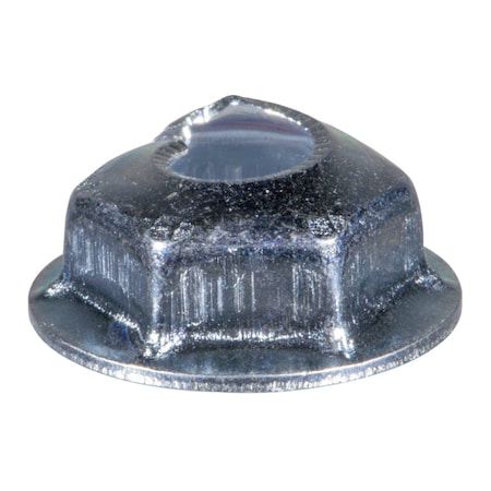 Midwest Fastener 1/4"-20 x 19/32"Zinc Plated Steel Coarse Thread Washer Lock Nuts 10PK 933586